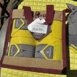 NWT Le Mieux Citron (Lemon Yellow) Polo Wrap Bandages